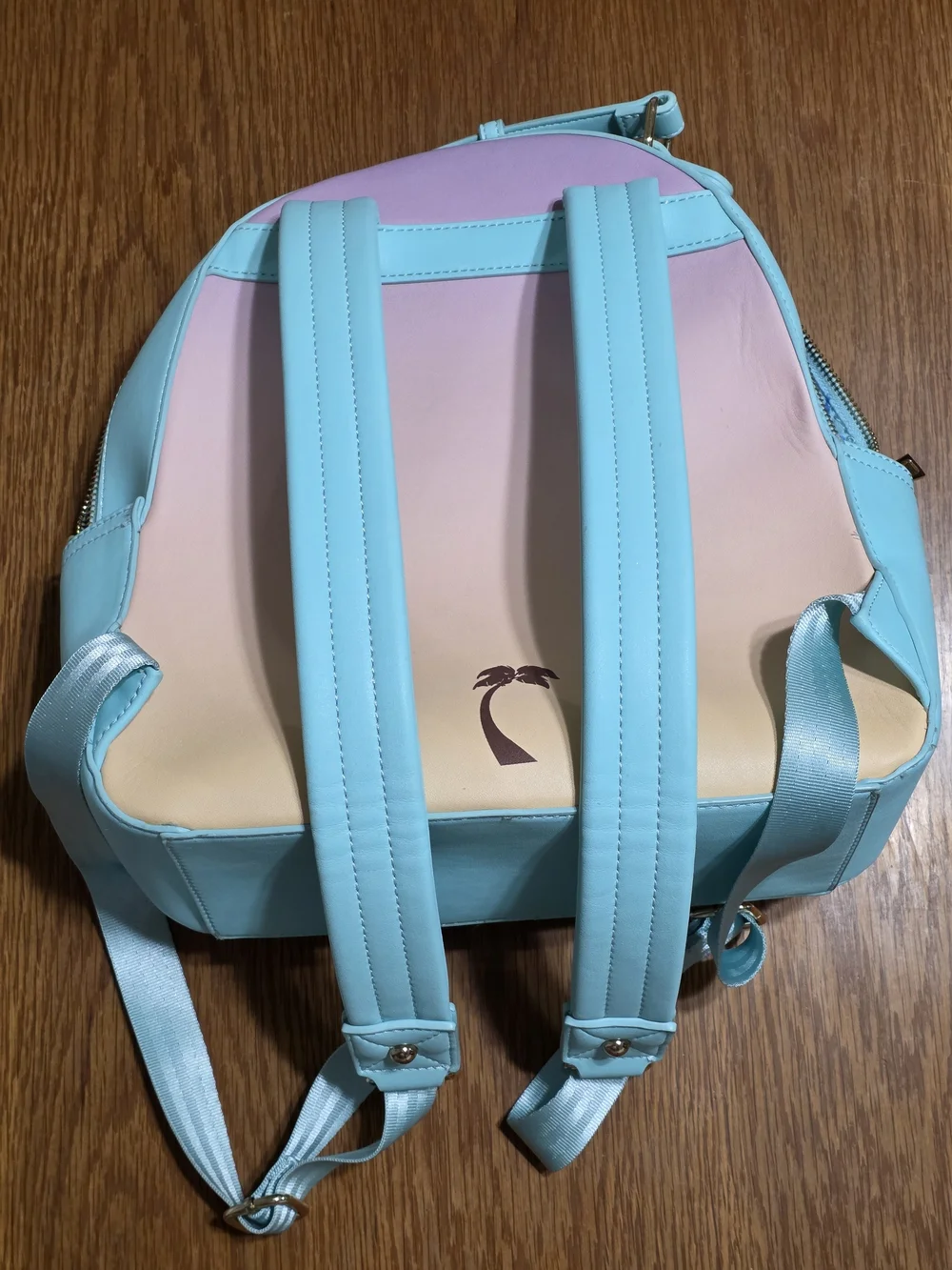 Stitch Beach Mini Backpack for Kids - Pastel Blue